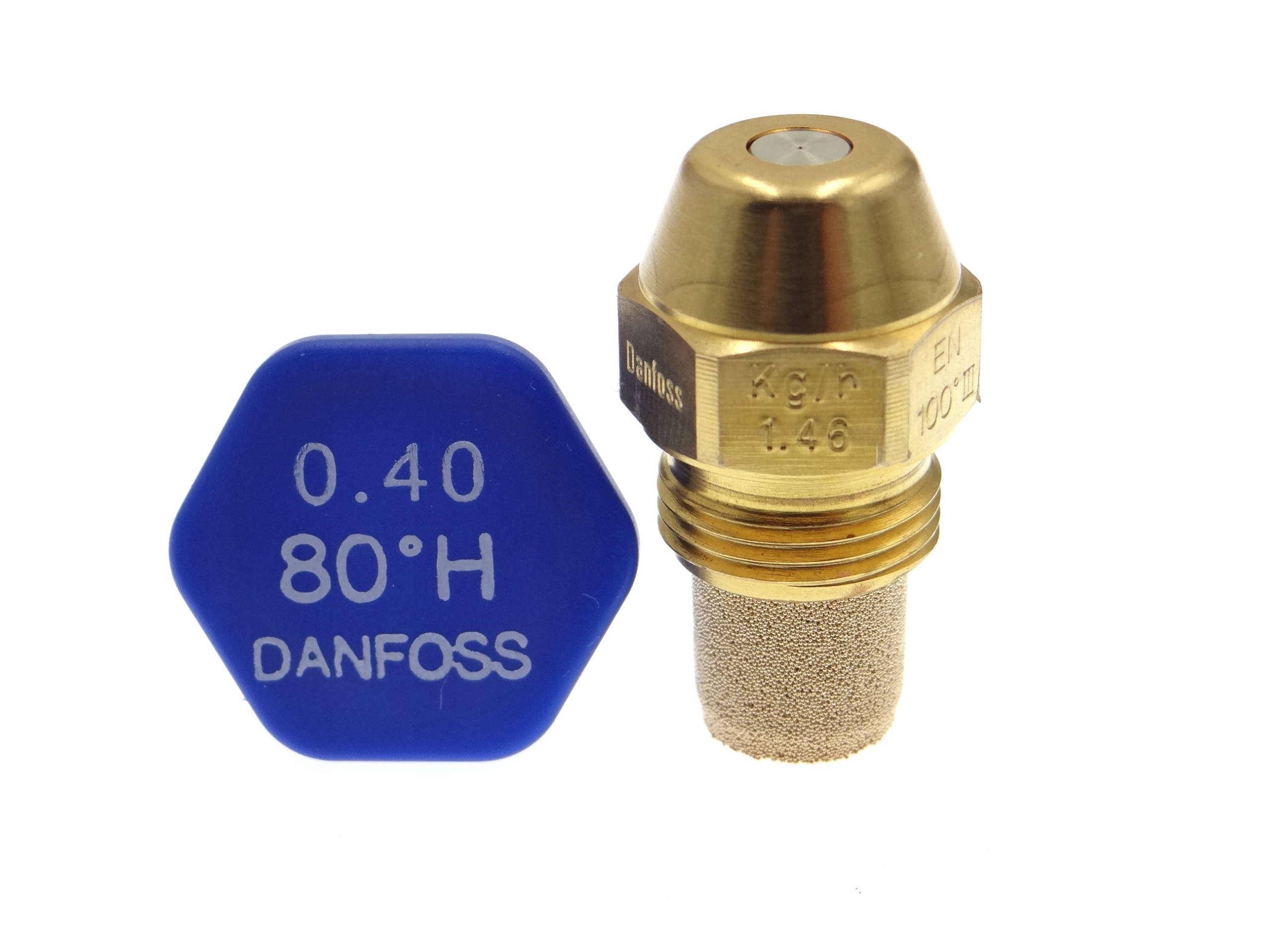 Tryska Danfoss pro olejové hořáky 0,40 USgal/h 80°H 1,46 Kg/h