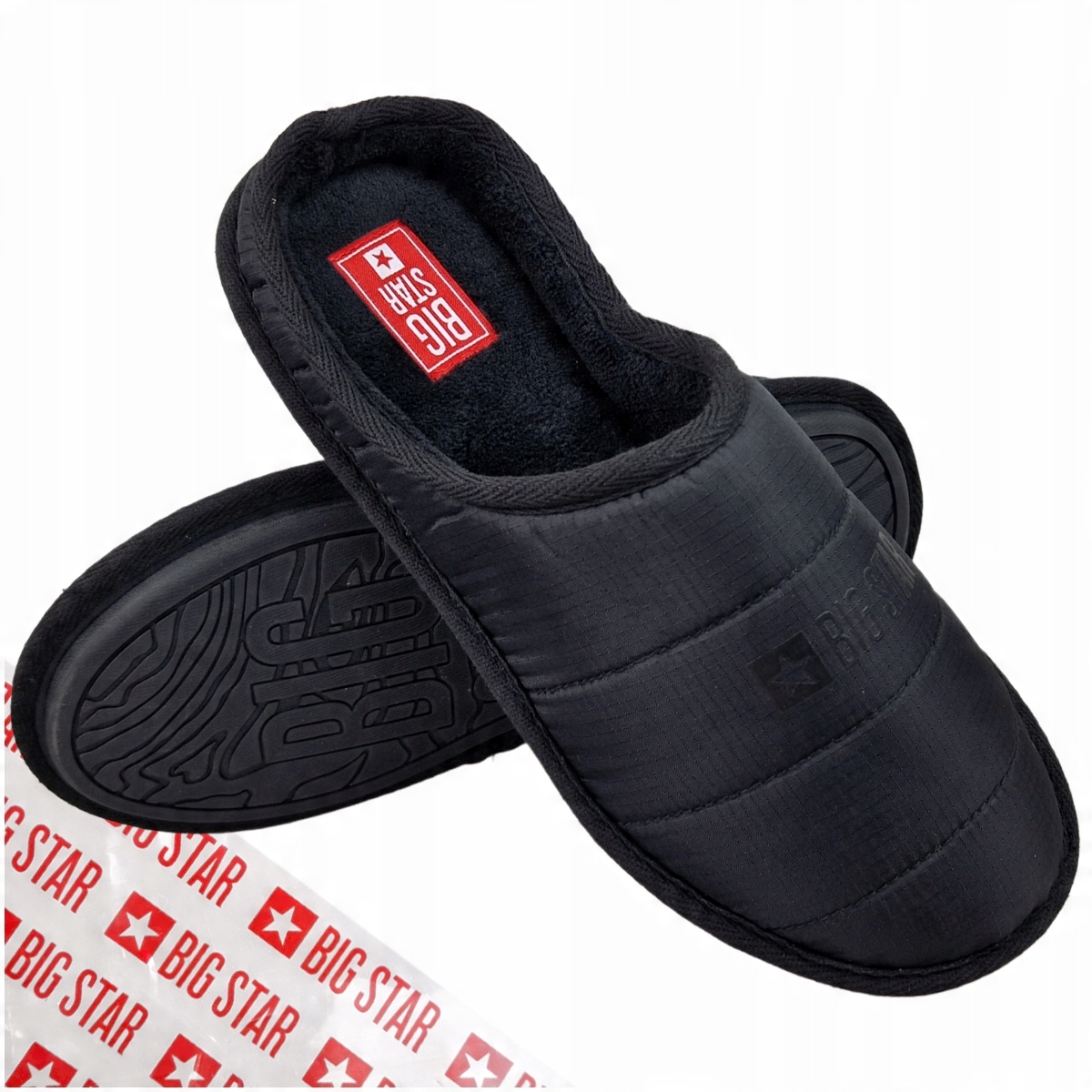 

Kapcie damskie Big Star czarne KK274602 37