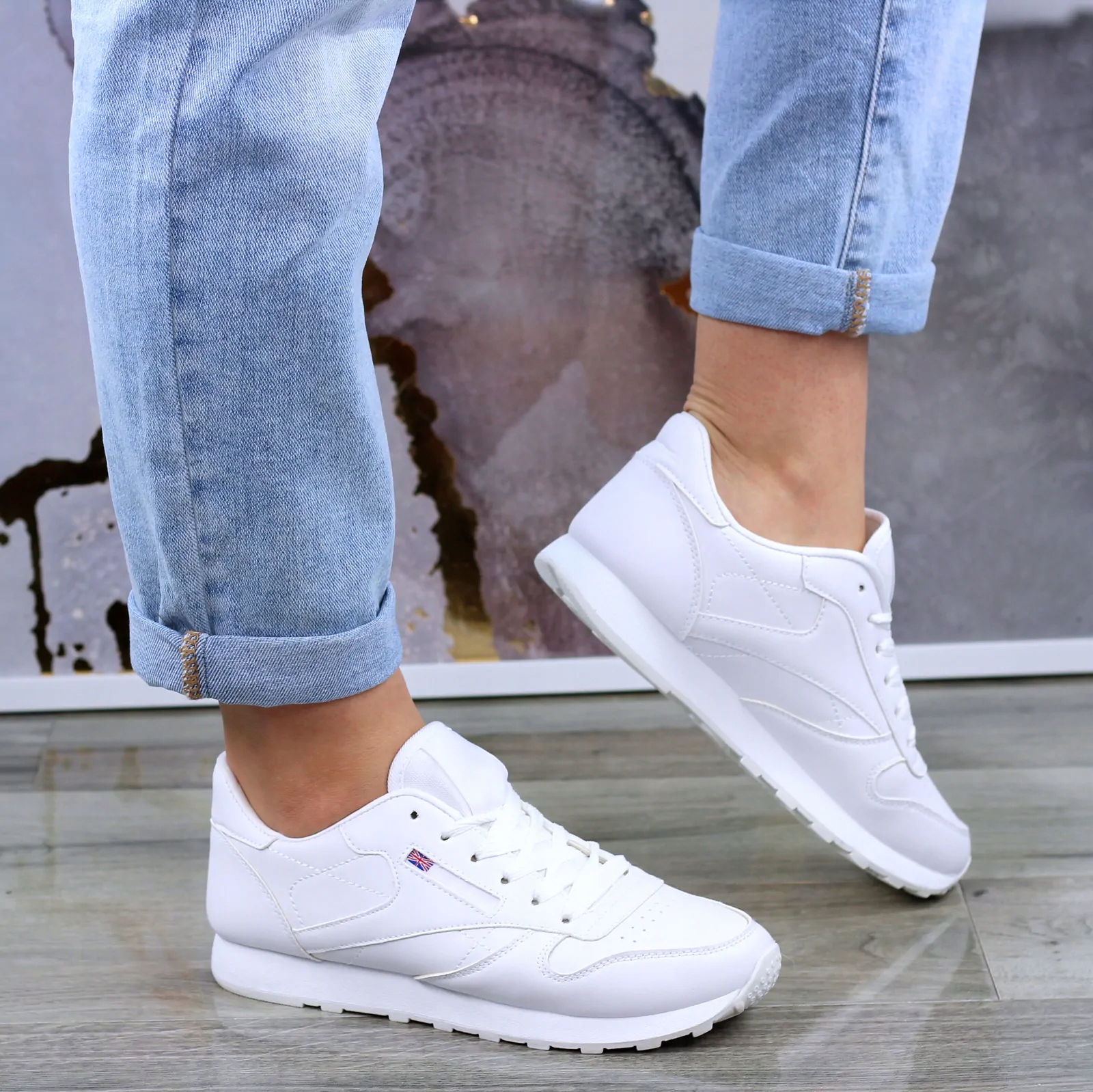 ADIDASY DAMSKIE BUTY SPORTOWE BIAŁE SNEAKERSY REEN 38 Model LXC-8112