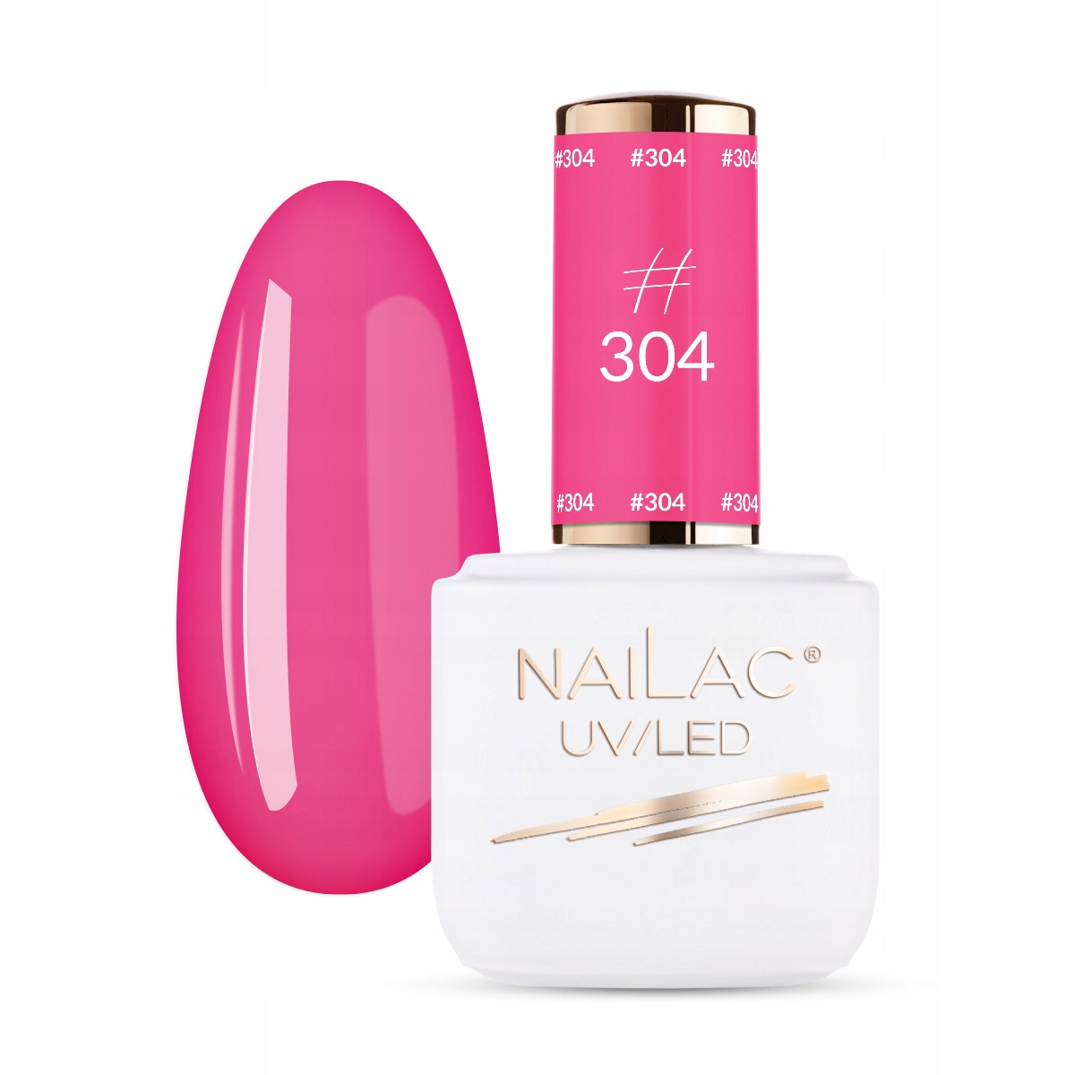 

#304 Lakier hybrydowy NaiLac 7ml