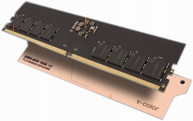 PAMIĘĆ RAM DDR5 32GB DUAL 6000 MHz CL40 ZŁOTE RGB Typ pamięci DDR5