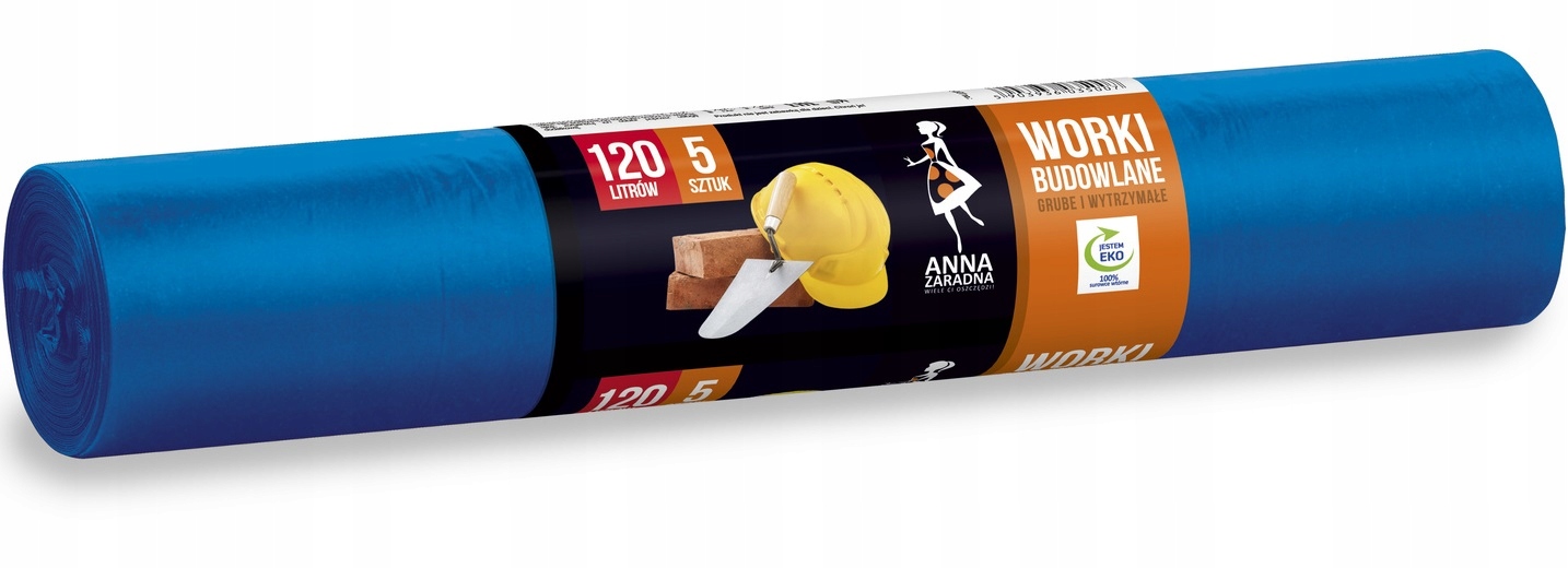 

Worki budowlane gruz 95µm Anna Zaradna 120 l 5szt