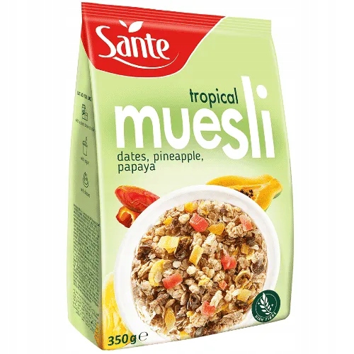 Levně 9X Sante Tropické müsli s tropickým ovocem 350 g