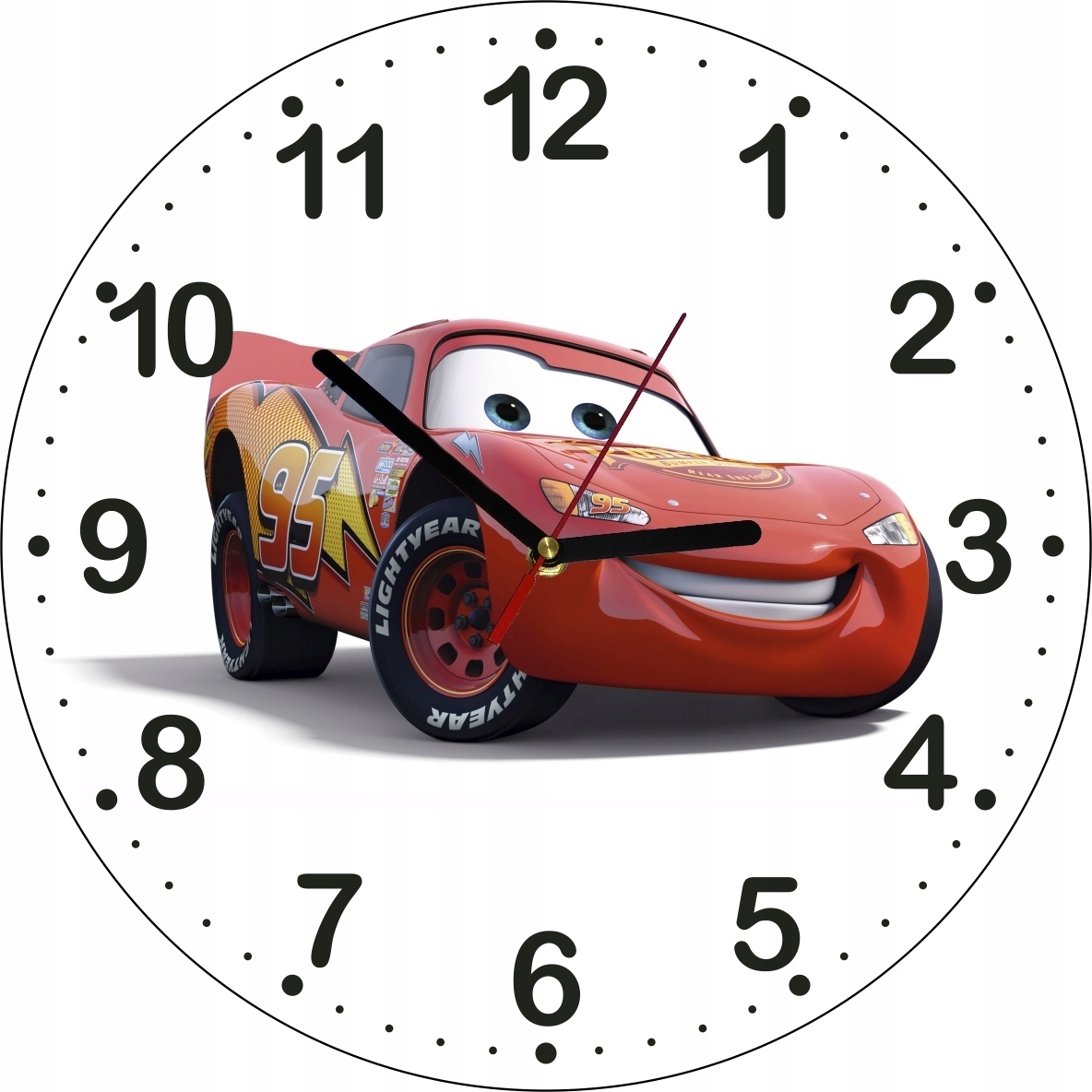 

Zegar Auta zygzak Mcqueen 30cm