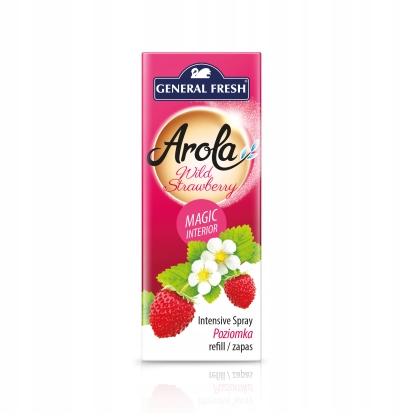 

Arola zapas do odświeżacza spray Poziomka 40ml