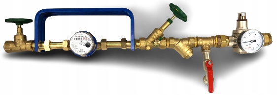 Sada vodomerov 1/2" skrutka reduktor konzola