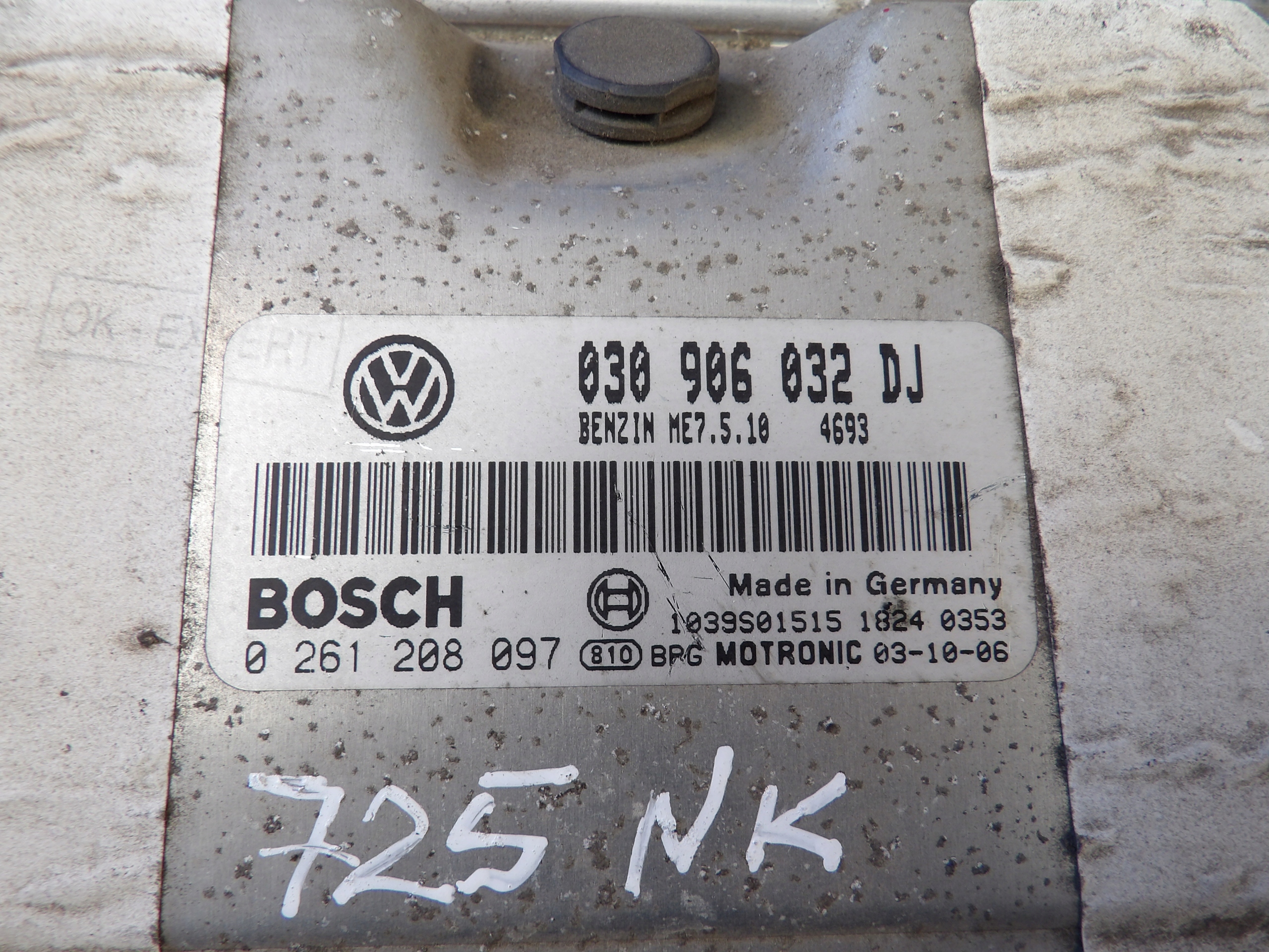 Seat Arosa computer, control unit 030906032DJ 0261208097