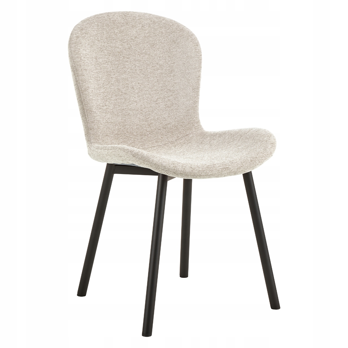 Stolička do jedálne, kuchyne, obývacej izby s operadlom, svetlo béžová Esra