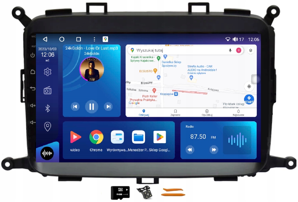 Rádio Android Navigácia Apple Carplay Android Auto Kia Carens 4 13-19