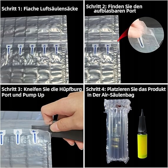 OPAKOWANIE NADMUCHIWANE OCHRONNE NA BUTELKĘ TOTBA POWIETRZNA 10 szt. R4 Marka bez marki