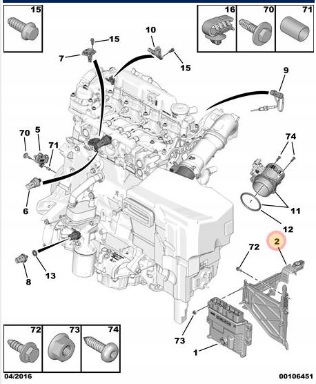 WSPORNIK AKUMULATORA PEUGEOT EXPERT TRAVELLER Part number 9808674780
