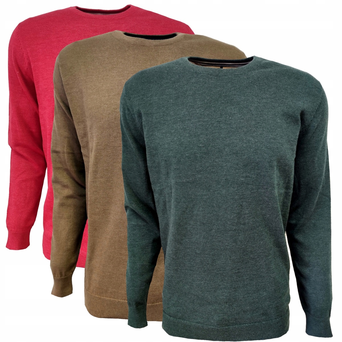 

Sweter Męski klasyczny sweterek Zieleń XL