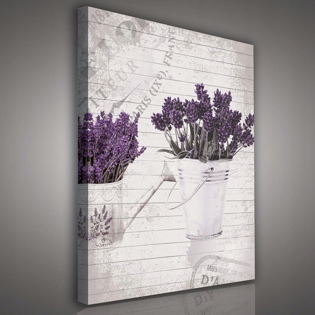 Obraz 75x100 Levandule Provence vintage útulnost klid květiny příroda