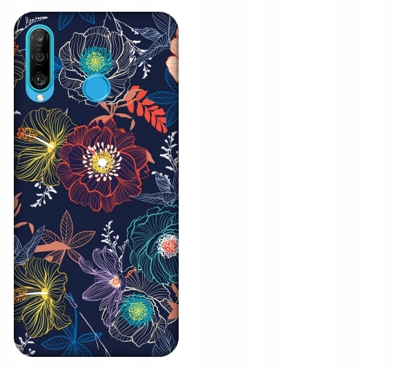 

Etui pokrowiec Huawei P30 Lite Tropical floral kwi