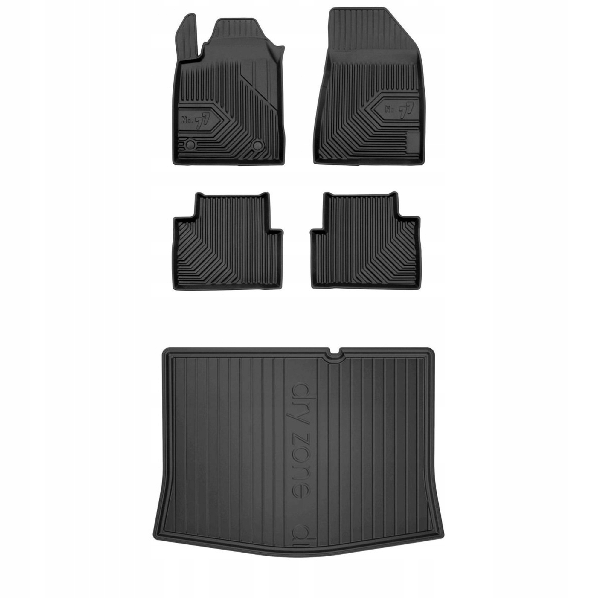 Gumová sada kobercov a rohože Alfa Romeo Giulietta 2010-2020