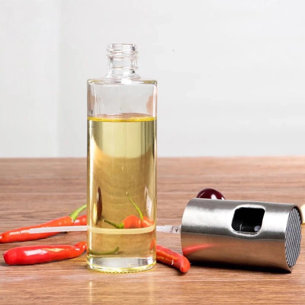 BUTELKA NA OLEJ ZE SPRYSKIWACZEM 100ML NA OLIWĘ OCET Z ROZPYLACZEM SZKLANY Marka Azaris