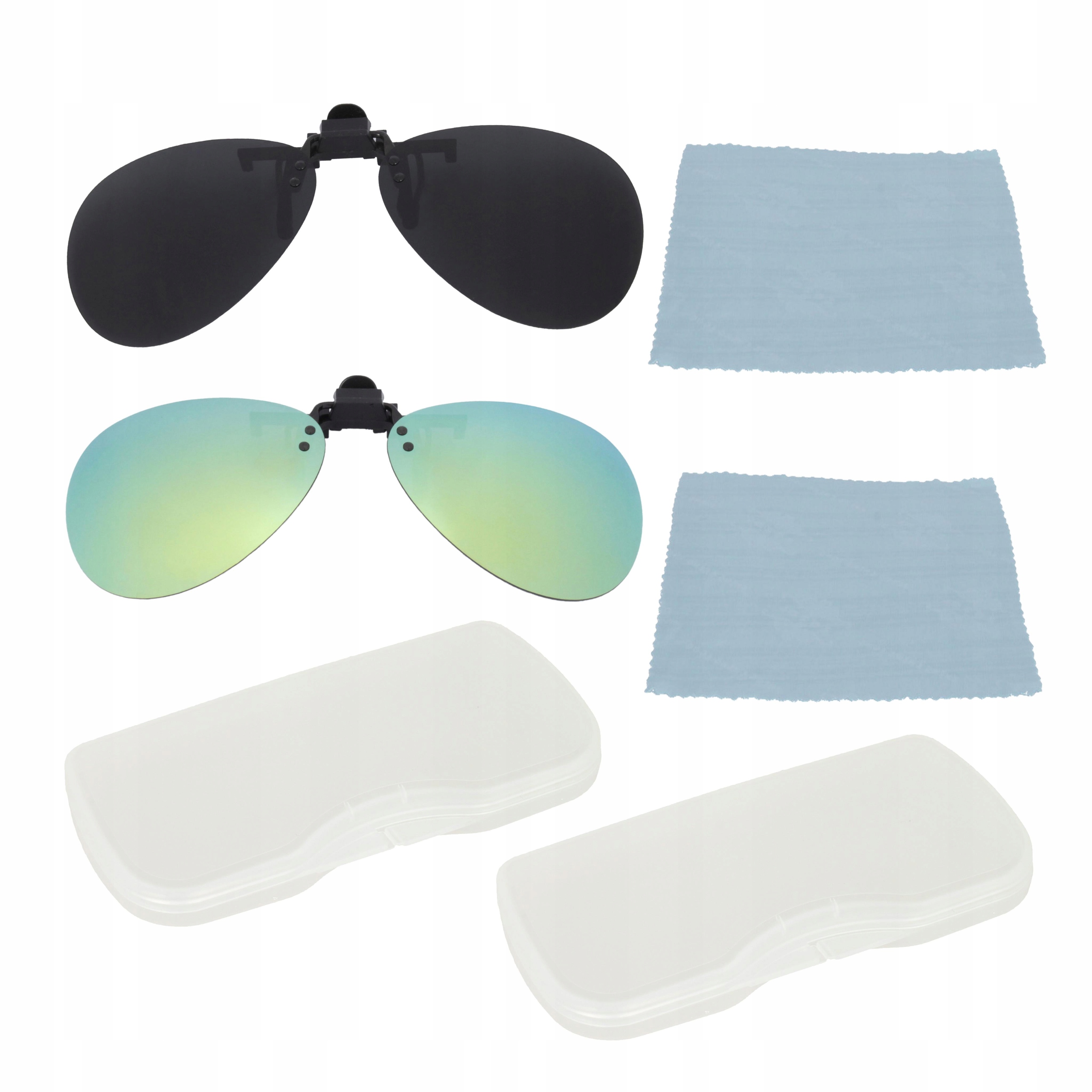 

2x Nakładki Na Okulary Korekcyjne NP16 Polaryzacja