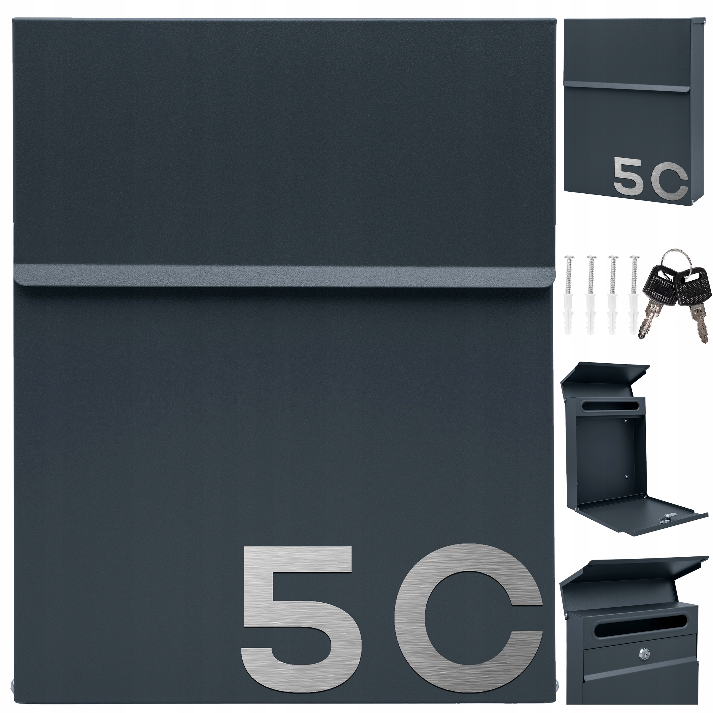 Poštovní Schránka Na Dopisy Slim Číslo Laminátu