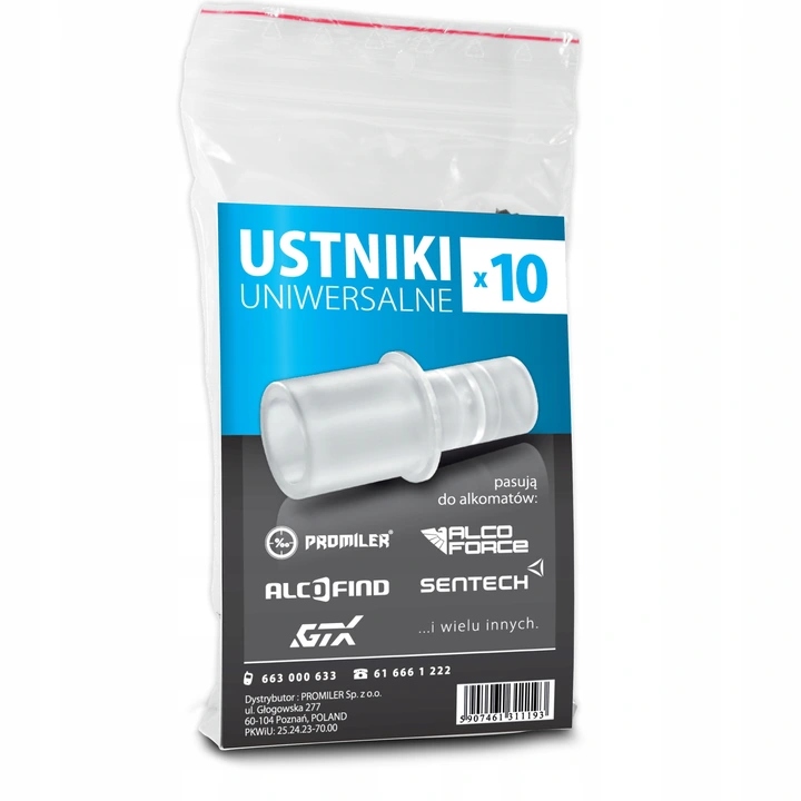 

Ustniki do alkomatu AL8000Black AL8000PLUS -10szt.