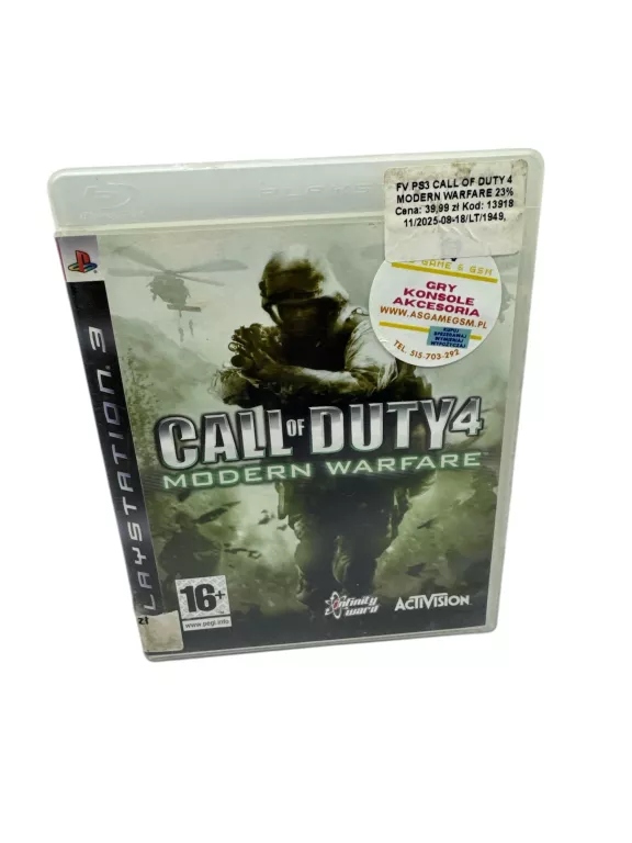 CALL OF DUTY 4 MODERN WARFARE PS3