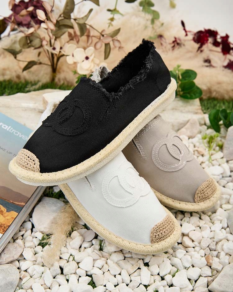 CZARNE ESPADRYLE DAMSKIE DINZZ 38 Marka Royalfashion