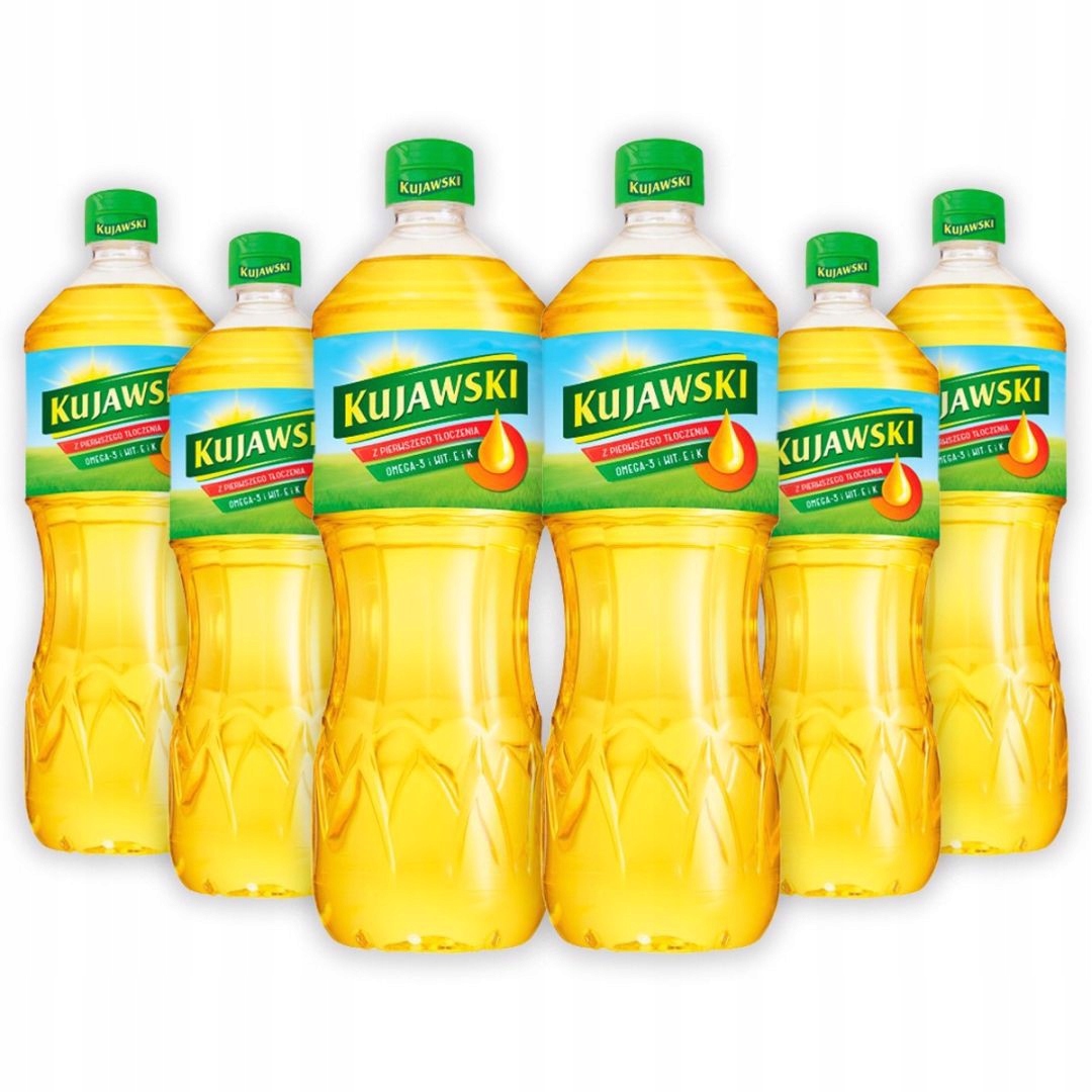 Levně Kujawski řepkový olej extra panenský 1 lx 6 kusů