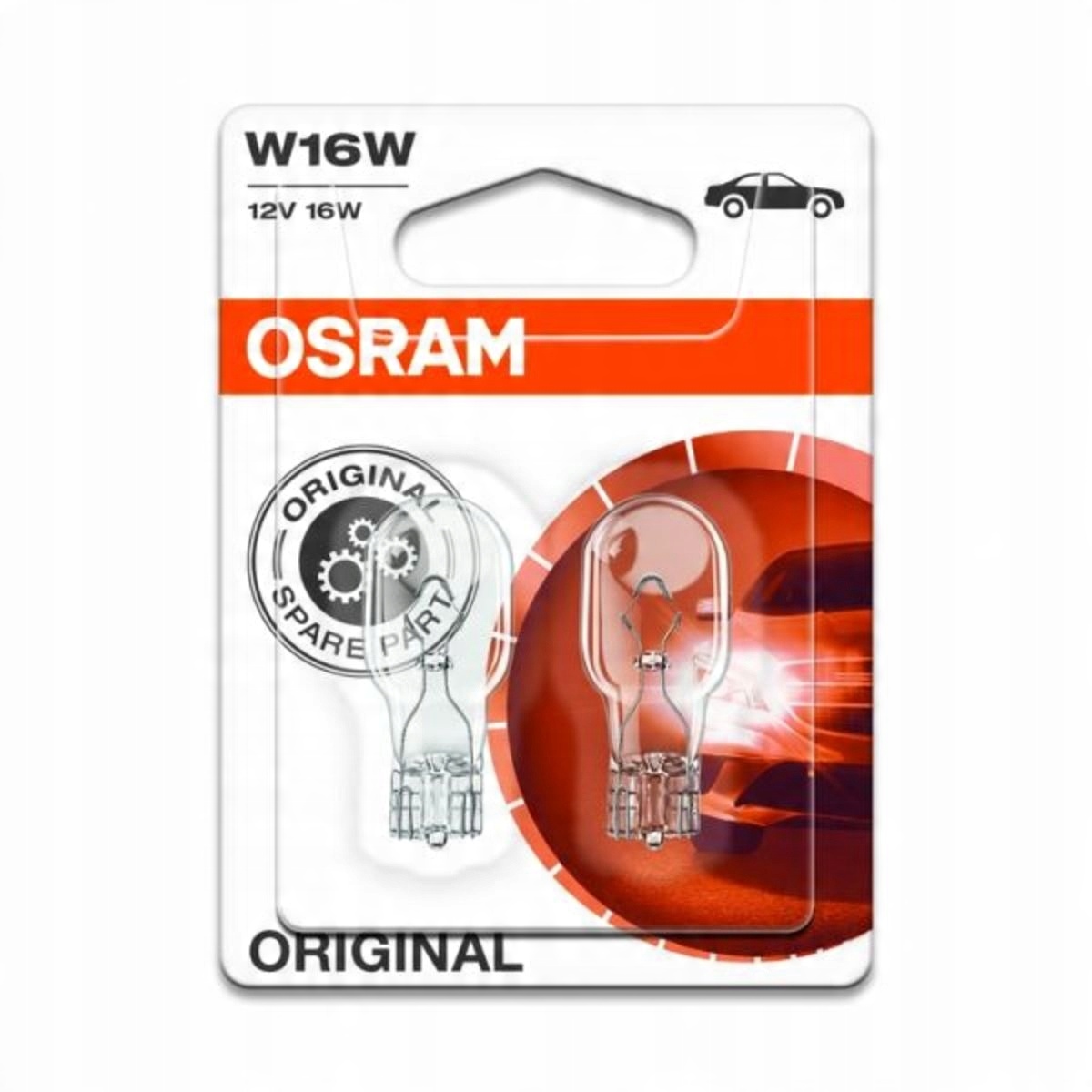 

Żarówka W16W 12V 16W W2,1X9,5D Standard Osram OSR9