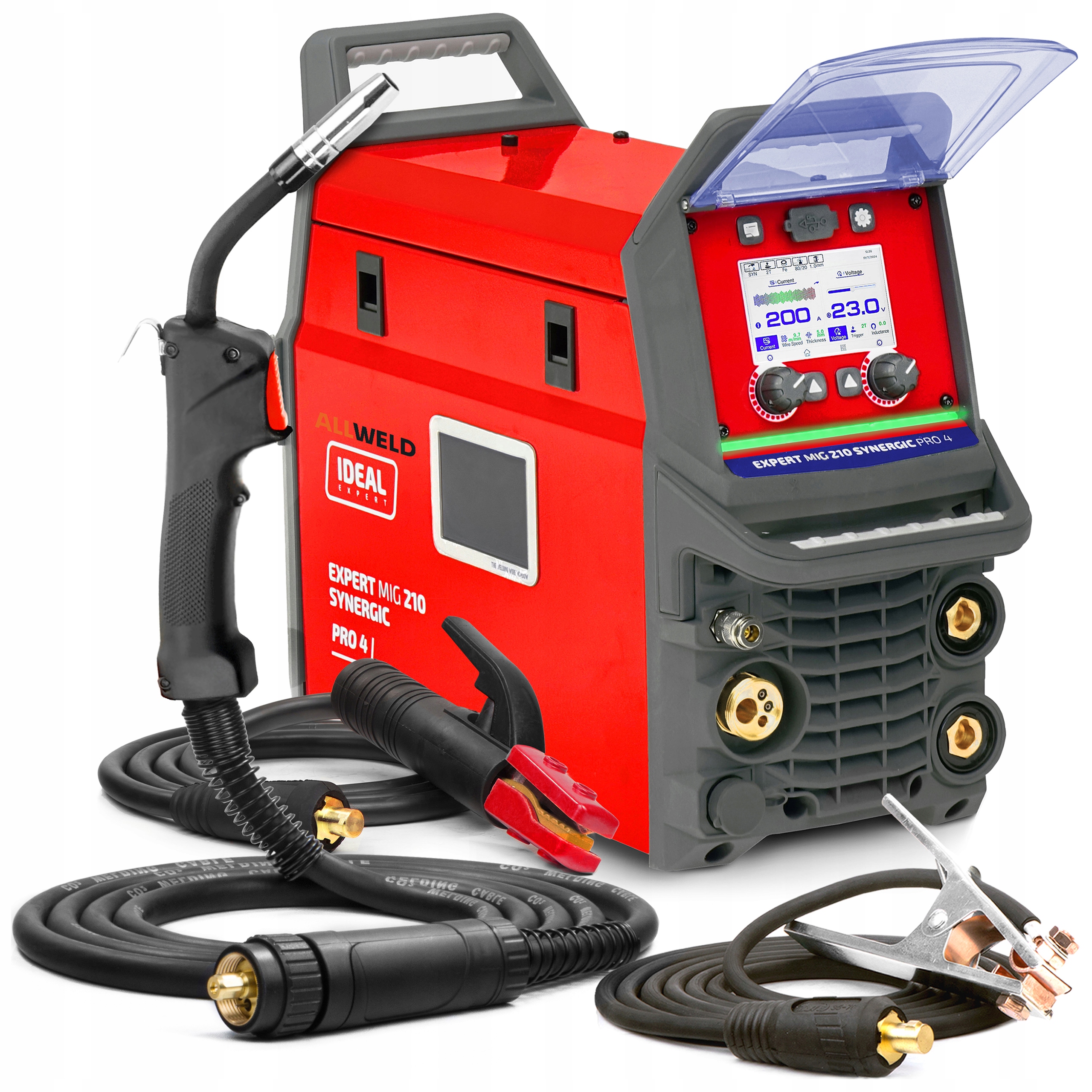 Svařovací Stroj Migomat Ideal Expert Mig 210 Synergie Mma Tig 200A Lutosvařování 4T