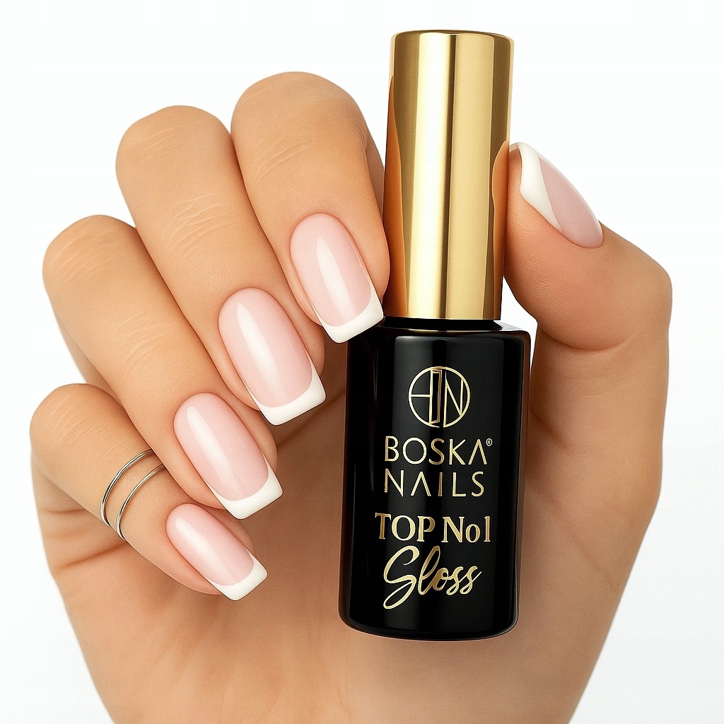 Boska Nails Top No 1 Gloss Hybrydowy No Wipe Połysk 10 ml