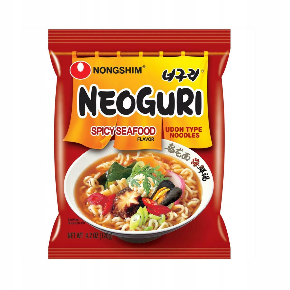 

Koreańska Pikantna Zupa z Owocami Morza 120g Nongs