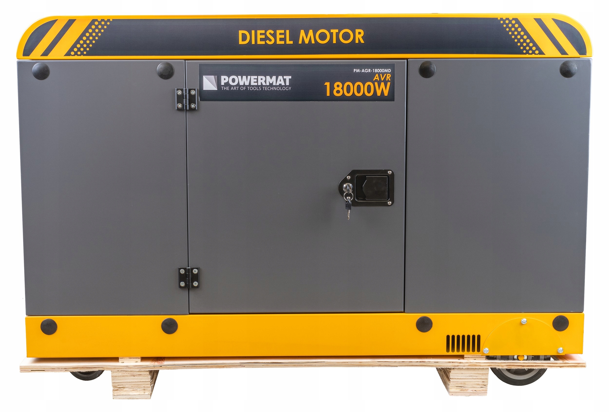 Agregat PRĄDOTWÓRCZY Diesel 18kW 230V 400V 12V ATS Marka Powermat