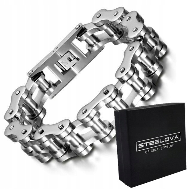 Elegantní Náramek Bike Chain Ocel 316L Dárek