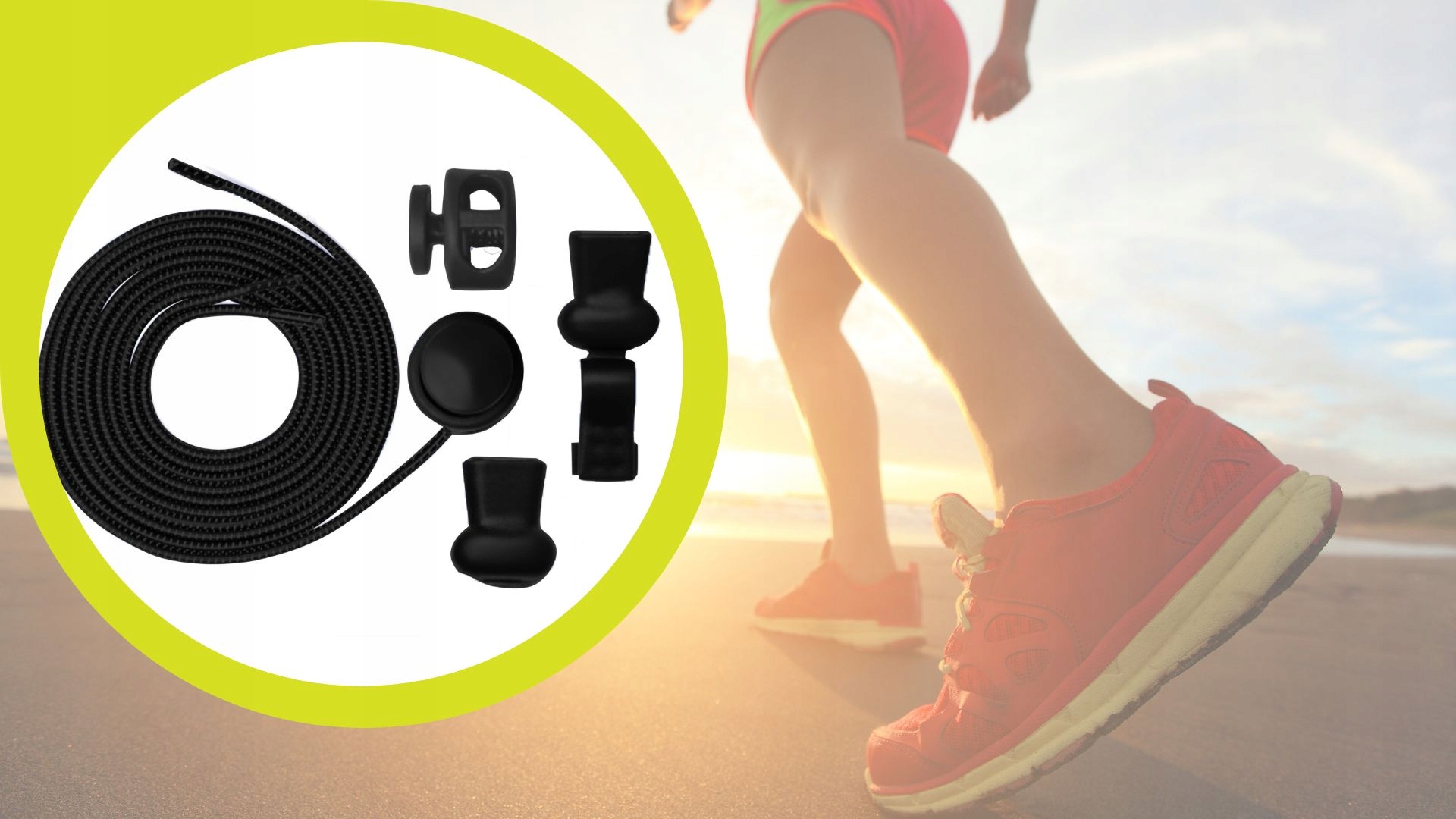 SZNURÓWKI ELASTYCZNE BEZ WIĄZANIA ELASTYCZNE 100CM DLA BIEGACZY DZIECKA 2PC Rodzaj okrągłe