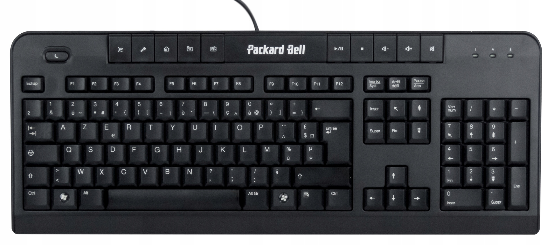 PACKARD BELL FRENCH PS/2 WIRED AZERTY KB.PS20F.003 6301N