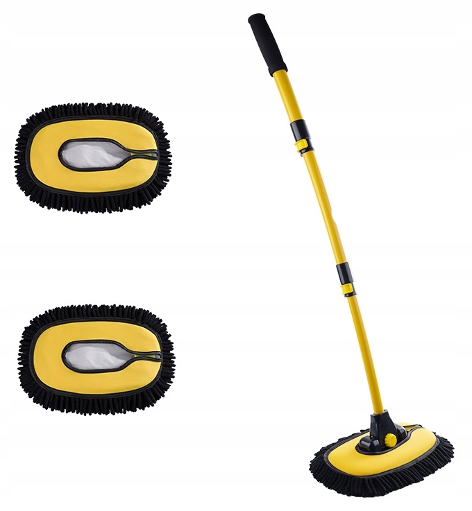 SZCZOTKA DO MYCIA Samochodu SZYB Mikrofibra 3szt XL