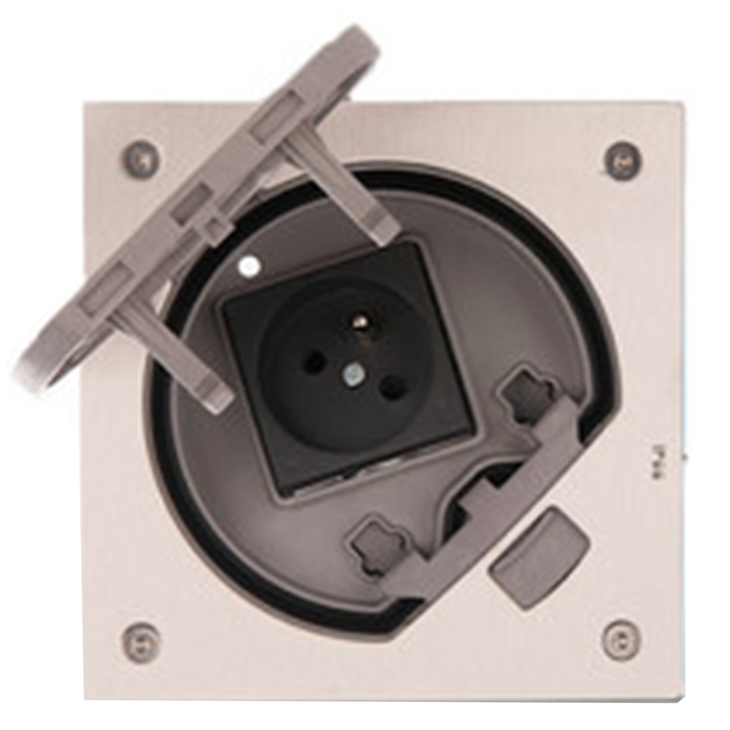 Vložka podlahovej skrinky Kse IP66 IK07 s zásuvkou z/u nerezová oceľ