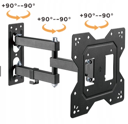 

Uchwyt Ścienny do Monitora i Tv Wysięgnik 23"-43"