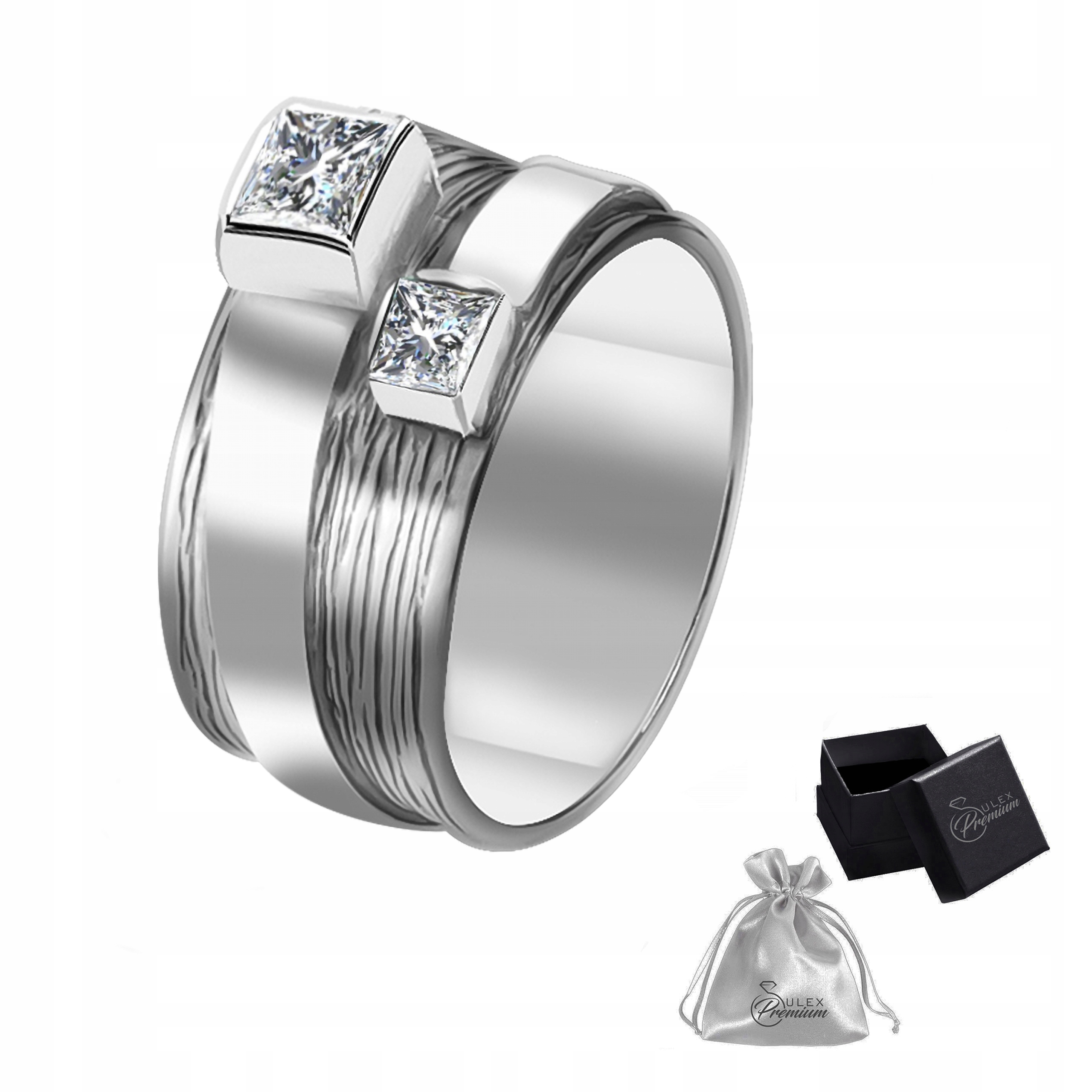 Prstýnek se zirkony ryzost 925 Elegantní Dárek pro ni vel. 23