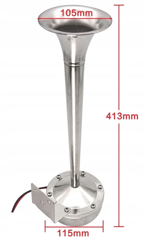 FANFARA KLAKSON SYGNAŁ TUBA TIR KOMPRESOR GŁOŚNY Wersja Europejska