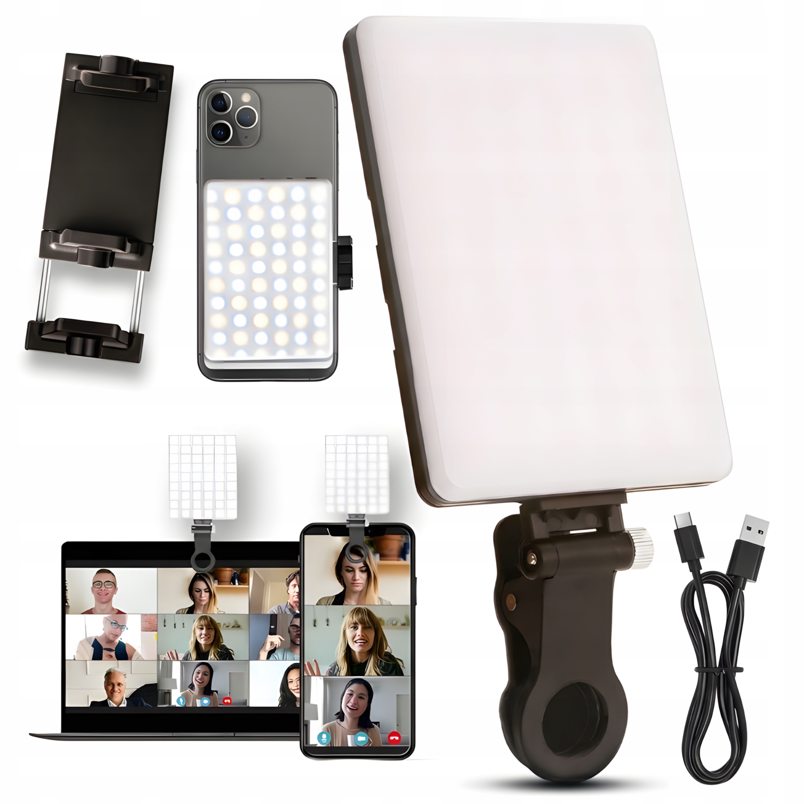 Led Lampa Selfie Bi-Color Neewer Telefon Cri 95+ Video Studiová Klips