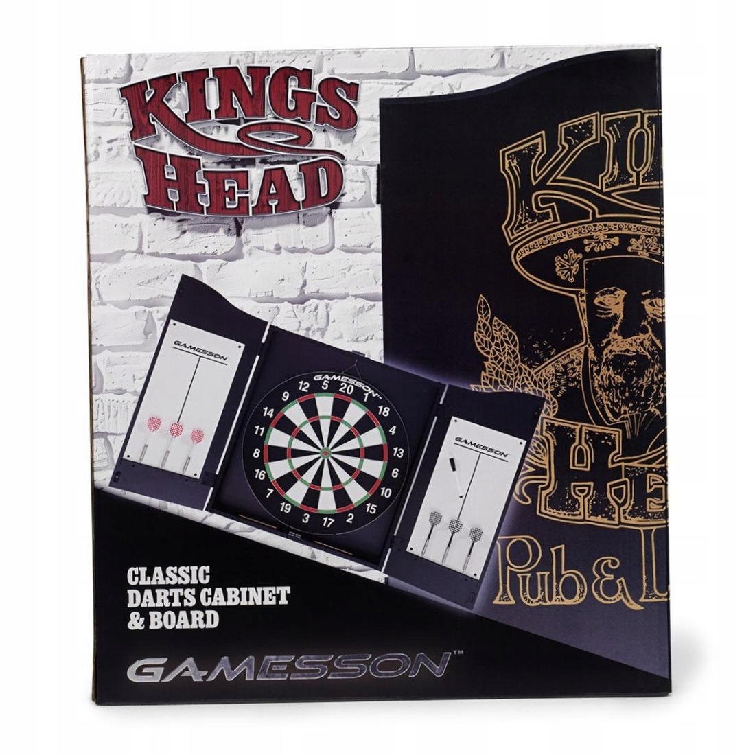 Zestaw do gry w rzutki Kings Head