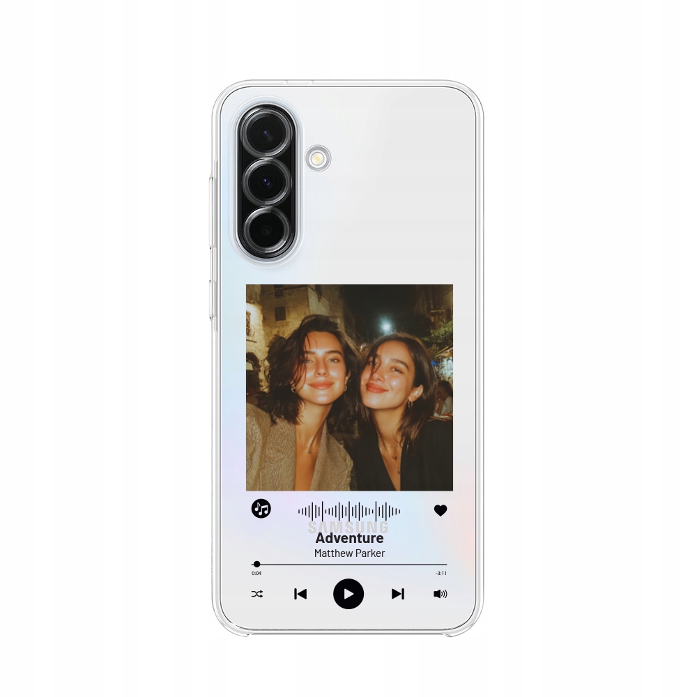 Etui do Samsung Galaxy A36 5G, z własnym zdjęciem i piosenką