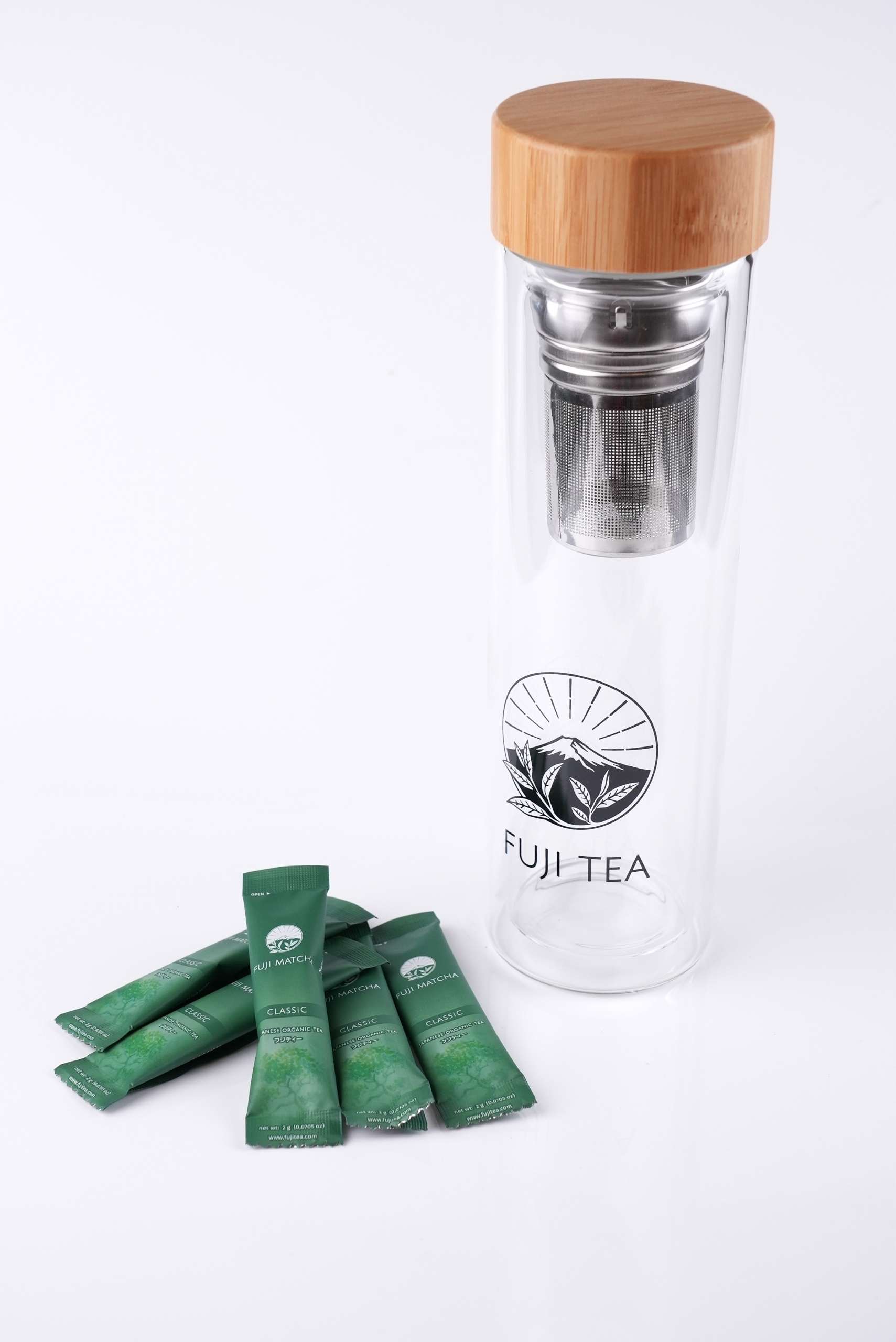 Sada Matcha Classic 2 g skleněný shaker 500 ml 28 kusů