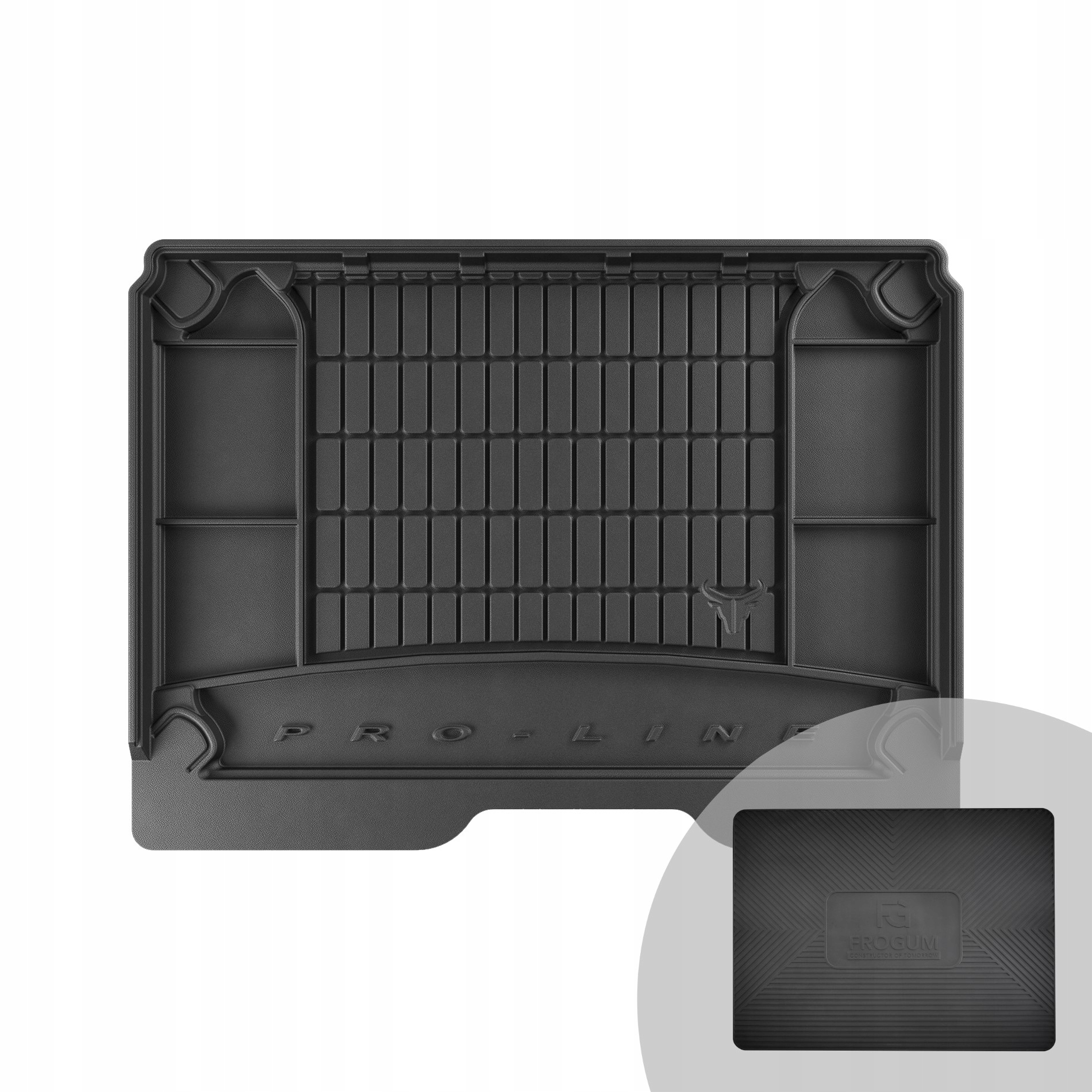 Frogum Gumová rohož do kufru 3D pro Citroën Berlingo II Multispace 2008-2018