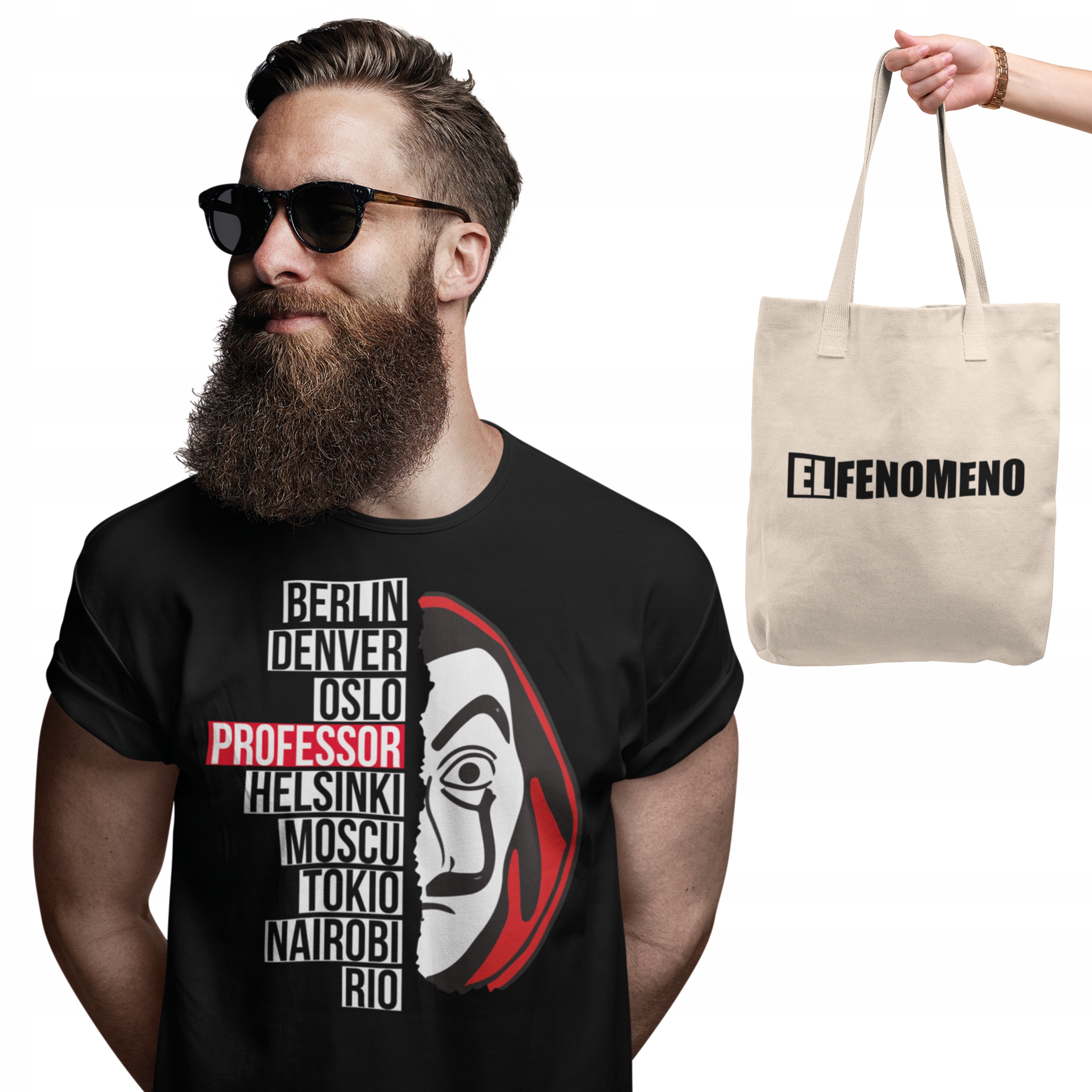 

Koszulka Dom Z Papieru Professor Prezent Gratis