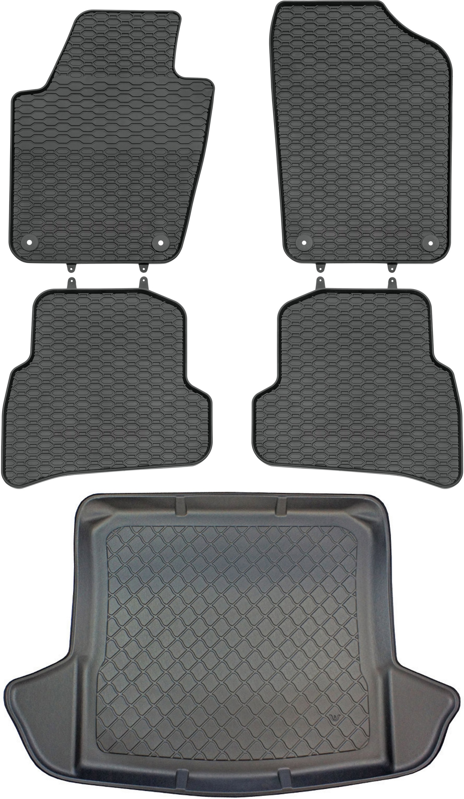 Seat Ibiza IV St 6J Kombi od roku 02.2010-07.2016 Sada Koberčeky batožinový priestor