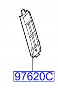 ZAŚLEPKA FILTRA PYŁKOWEGO HYUNDAI i20 08-10