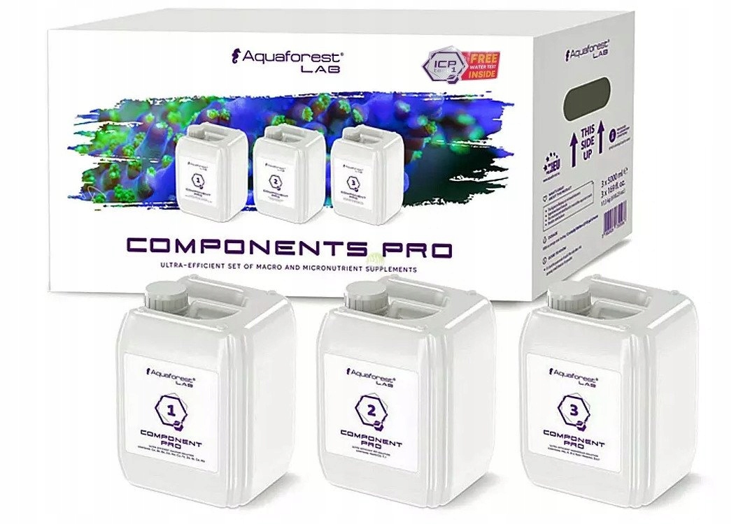 Levně Kompletní sada složek Aquaforest Component Balling Pro Test Icp