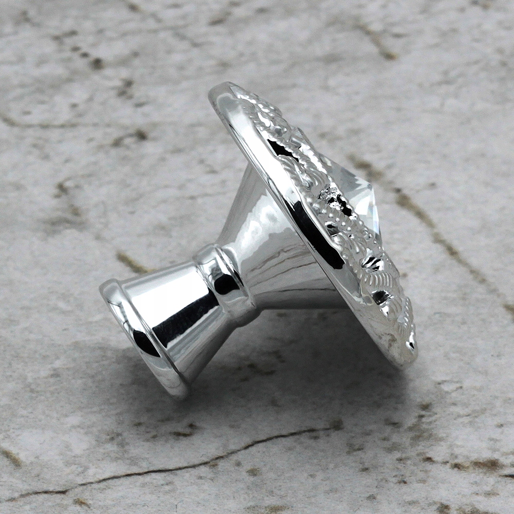 GAŁKA MEBLOWA UCHWYT GAŁKA DO MEBLI CHROM KRYSZTAŁ Marka Mavö