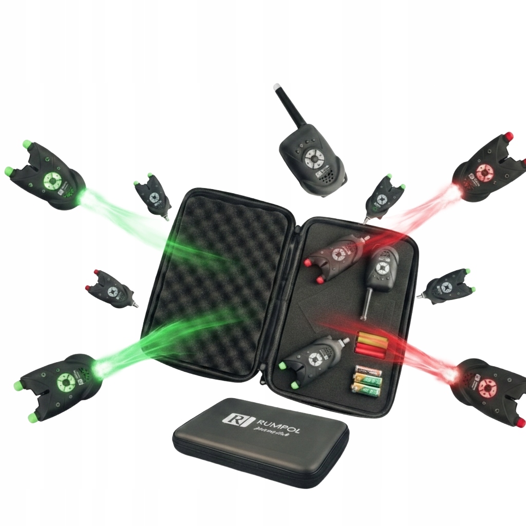 Sada Signalizátorů Rumpol 2+1 Senzor Soumraku Ústředna Voděodolná